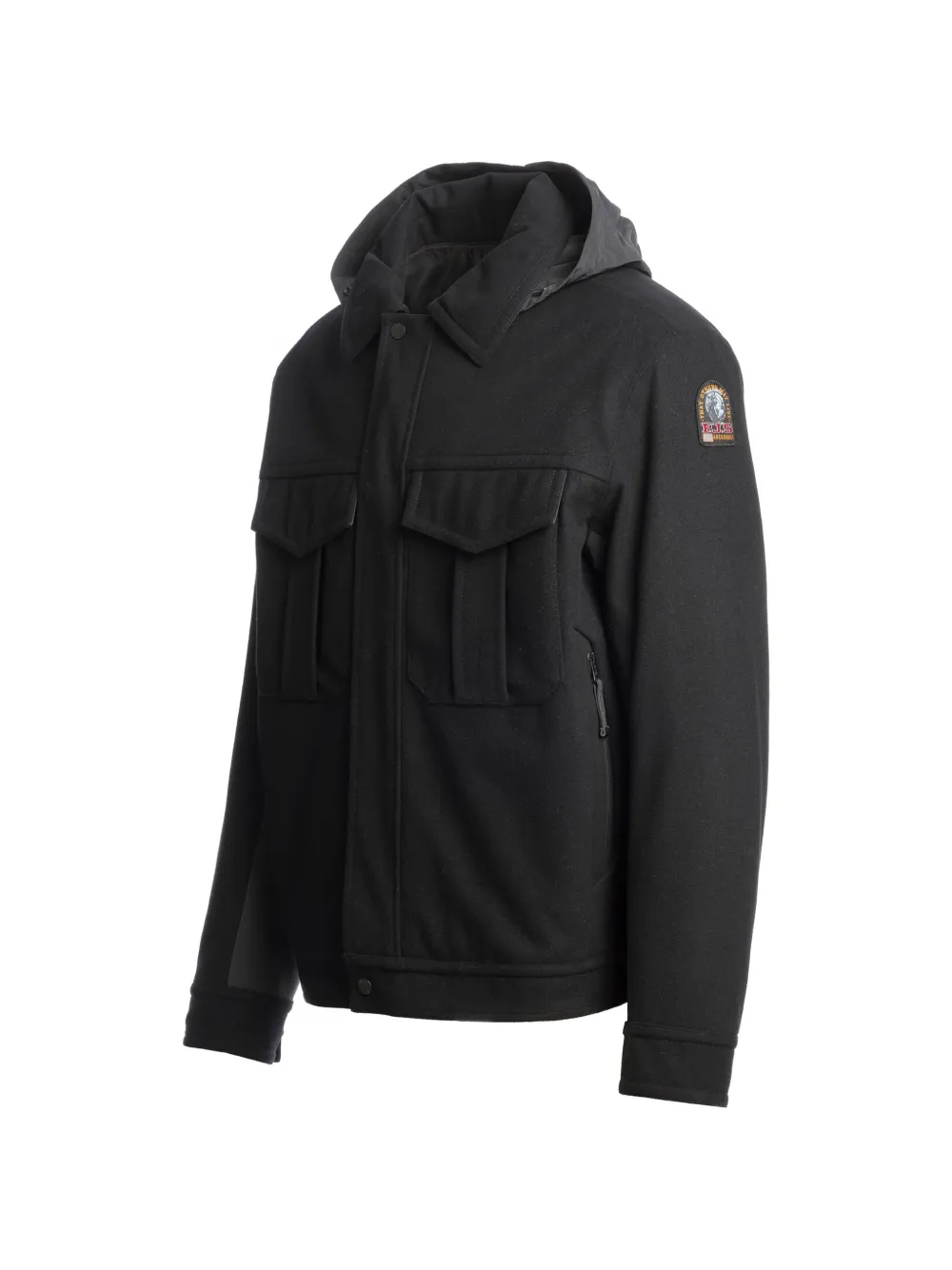 Parajumpers Hina gewatteerd jack met capuchon Zwart
