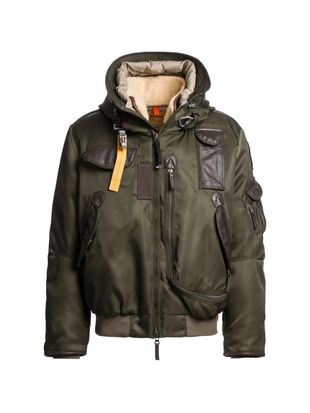 Parajumpers Gobi 20th Bomberjacke mit Shearlingkragen - Grün