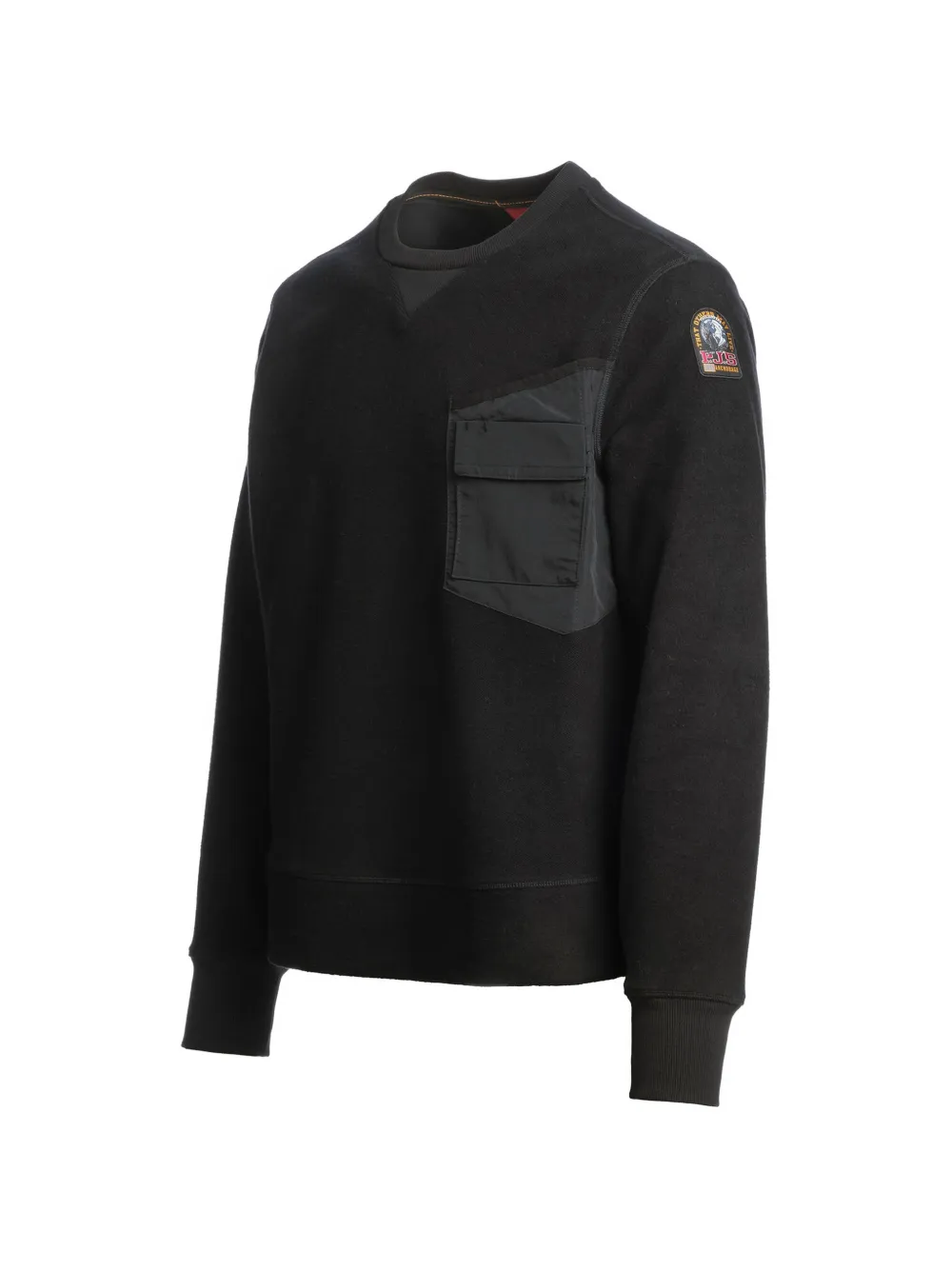 Parajumpers Fleece trui met opgestikte zak Zwart