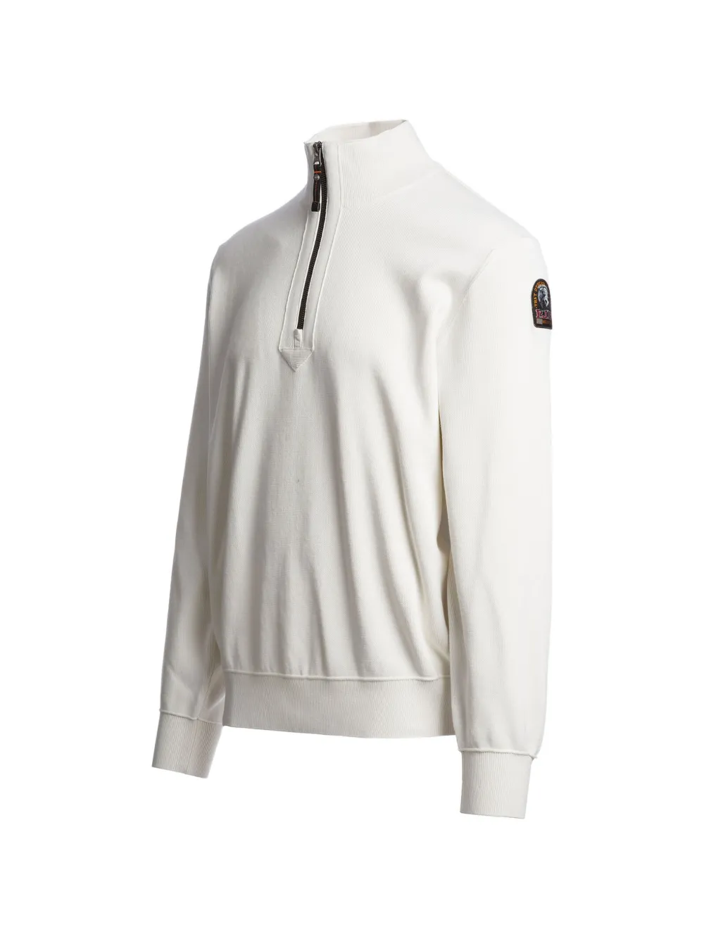 Parajumpers Basic Scoe trui met halve rits Wit