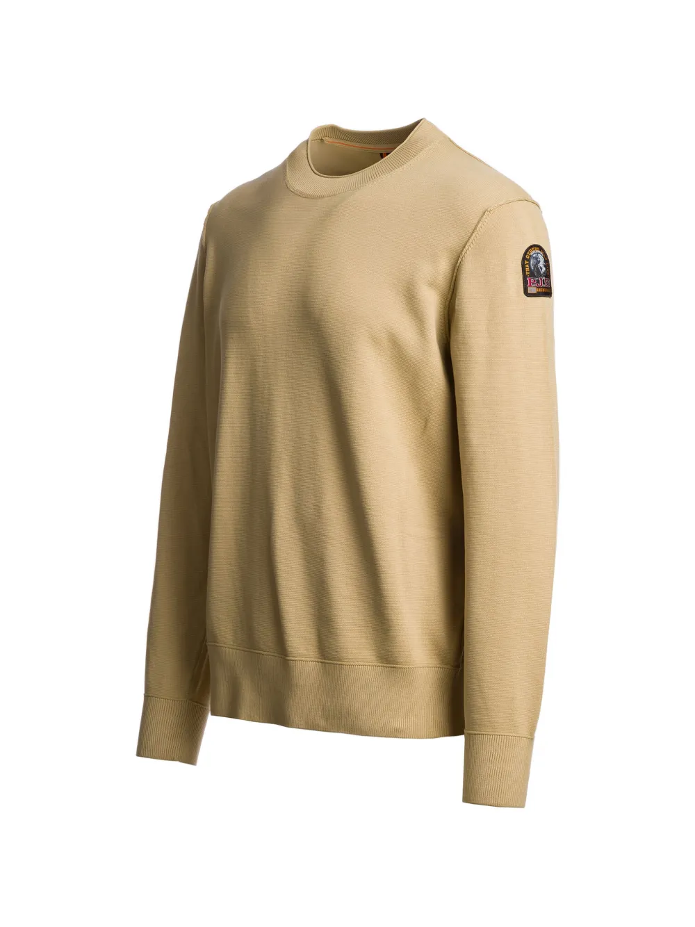 Parajumpers Basic Braw trui met logo-patch Beige