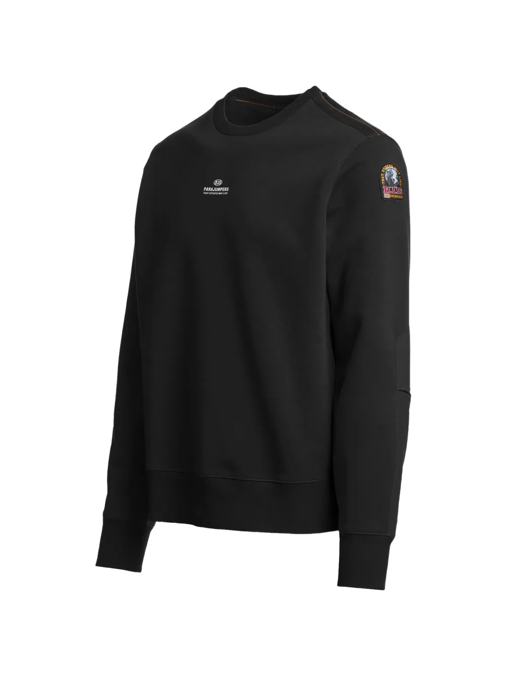 Parajumpers Trui met logoprint en vlakken Zwart