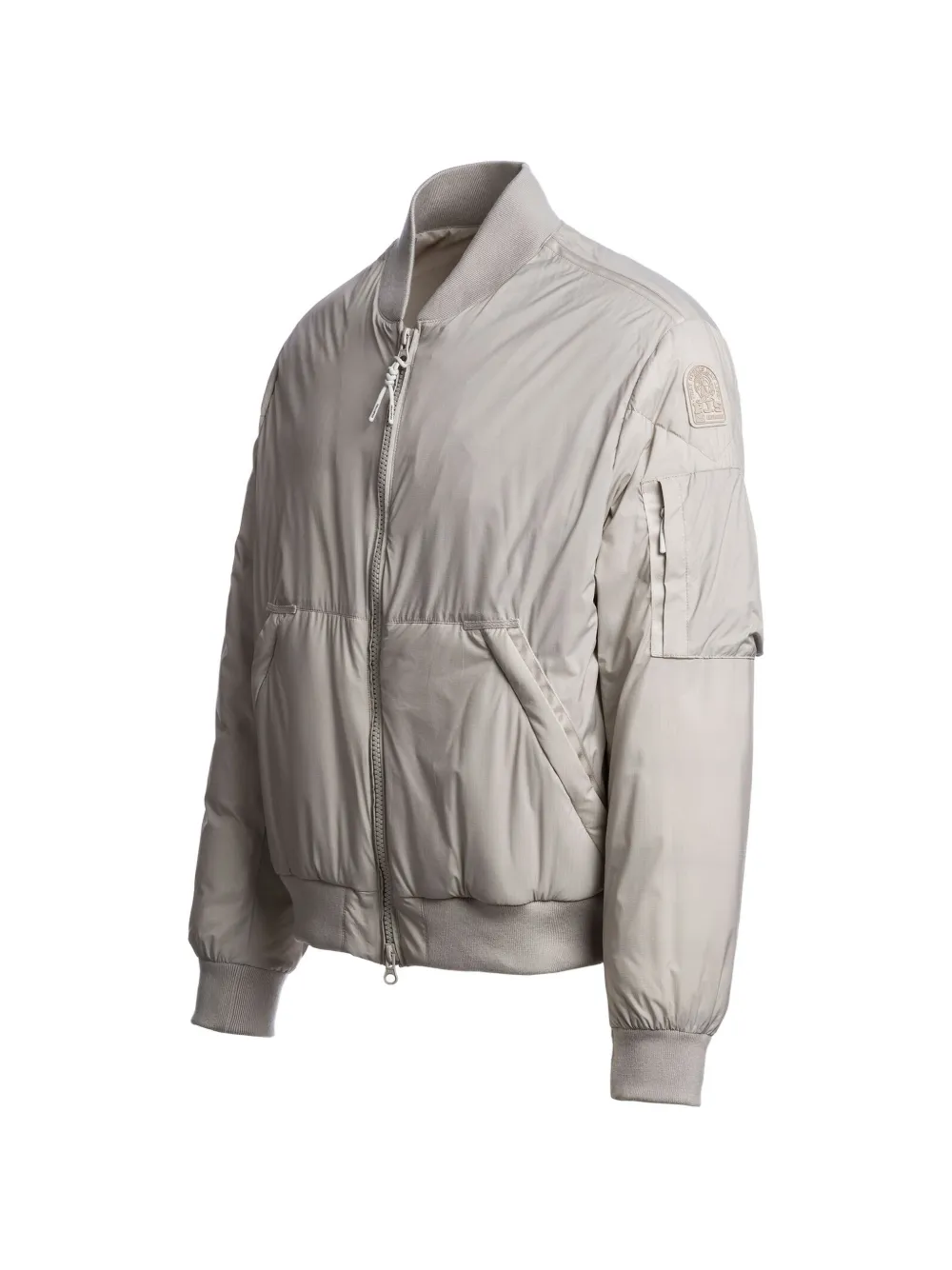 Parajumpers Nordegg bomberjack met logo-patch Grijs