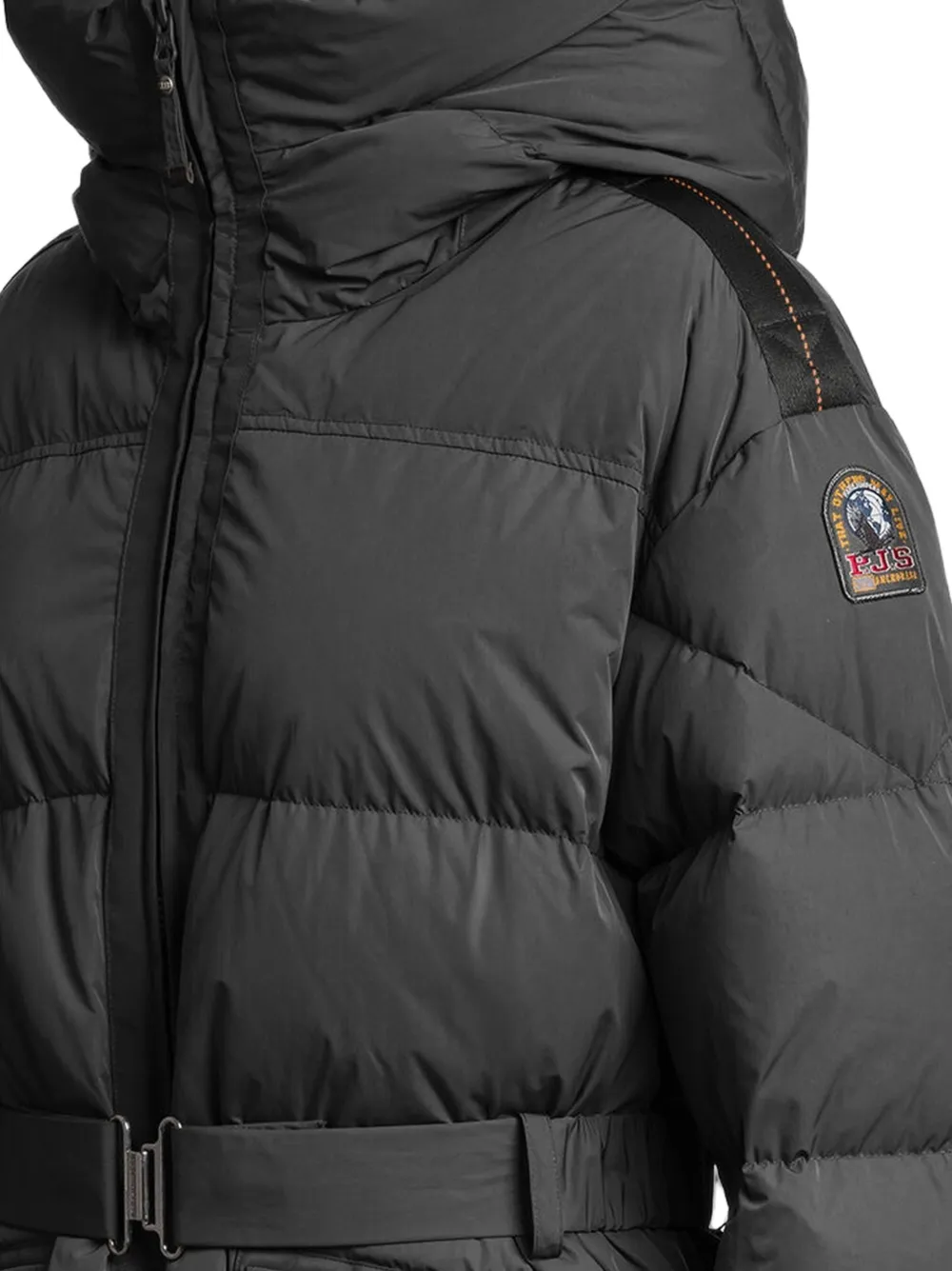 Parajumpers Rosehall gewatteerd jack met ceintuur Zwart