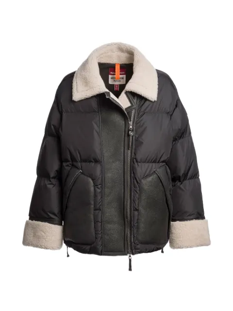 Parajumpers Chyna shearling-trim puffer jacket