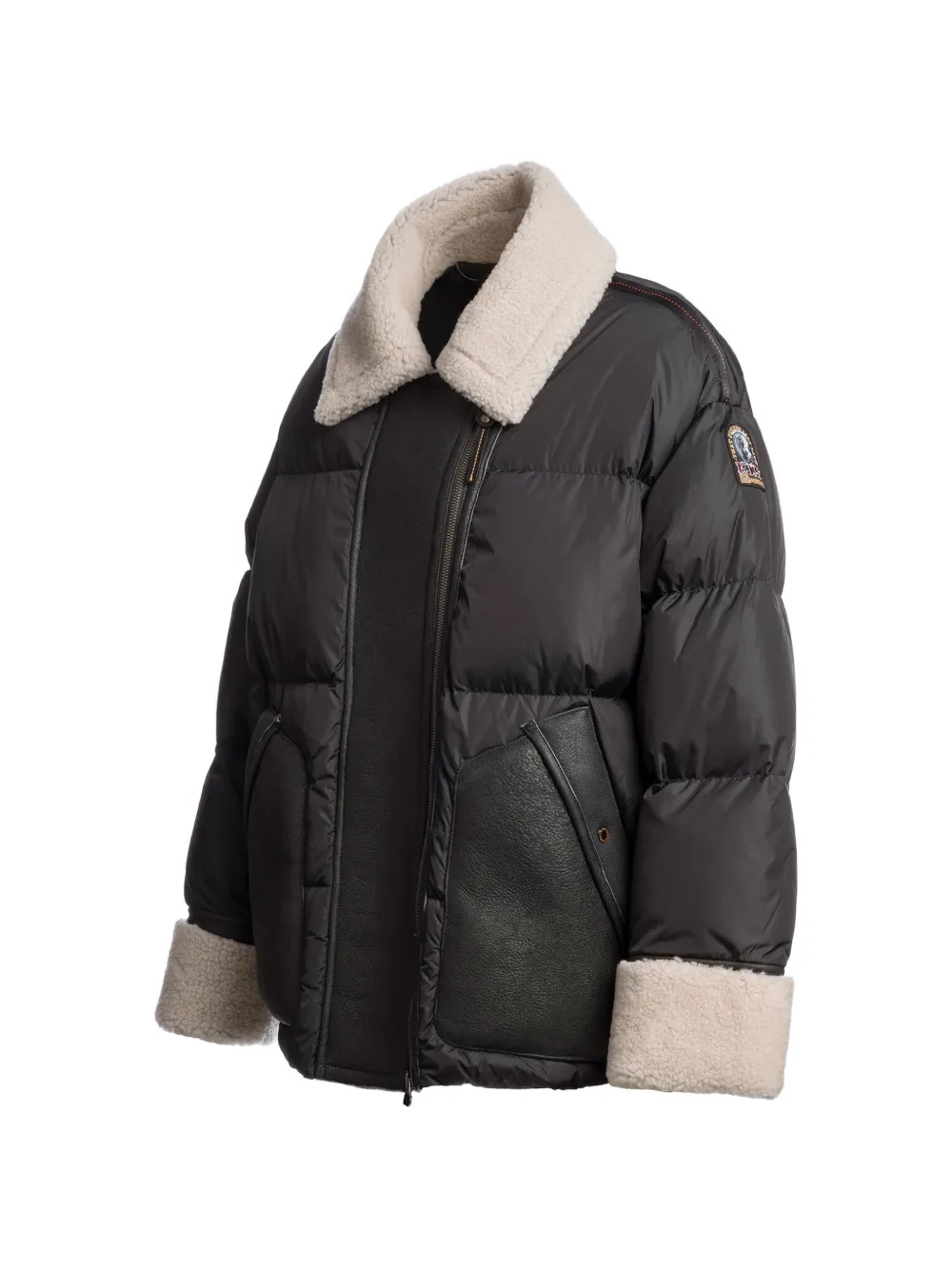 Parajumpers Chyna donsjack met lammy afwerking Zwart