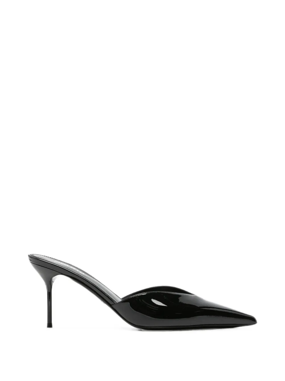 Paris Texas Lidia patent-leather pointed-toe mules Zwart
