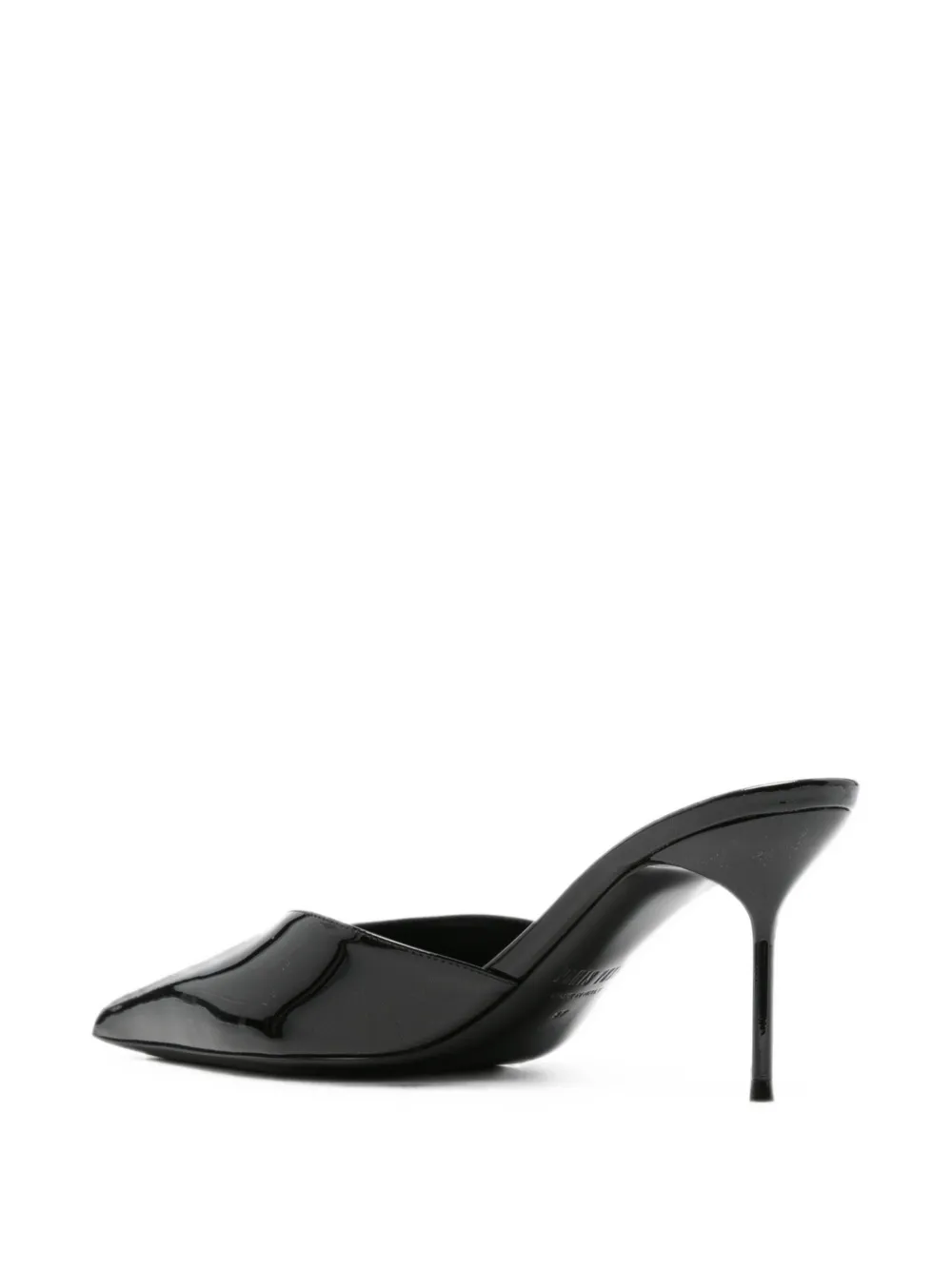 Paris Texas Lidia patent-leather pointed-toe mules Zwart