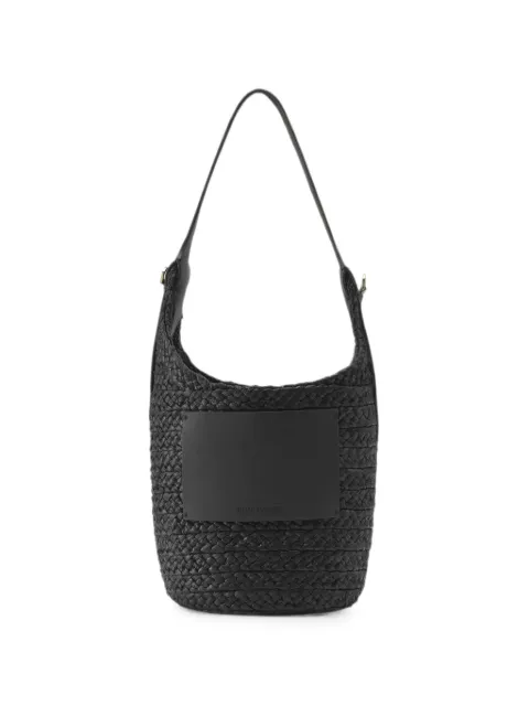 Helen Kaminski bolsa de hombro entretejida de rafia