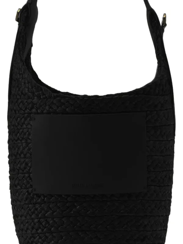 Helen Kaminski ラフィア ショルダーバッグ | ブラック | FARFETCH JP