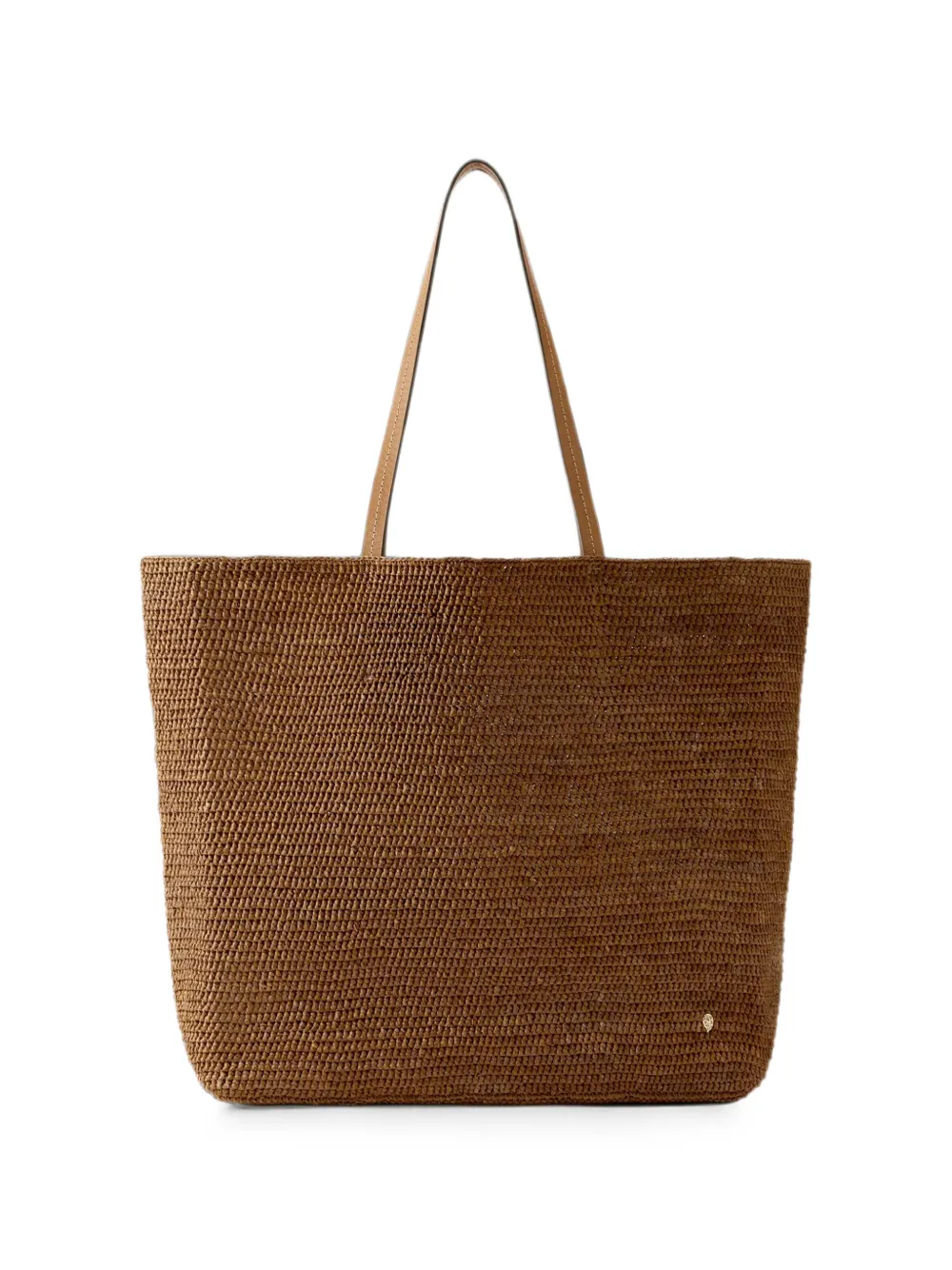 Helen Kaminski woven raffia tote bag - Marrone