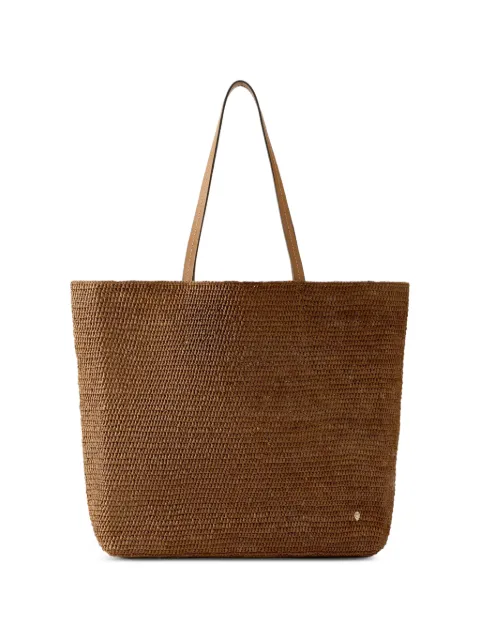 Helen Kaminski woven raffia tote bag