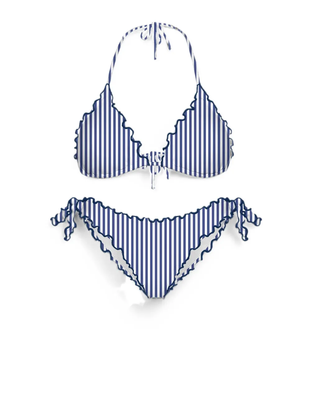 MC2 Saint Barth Gestreepte bikini Blauw