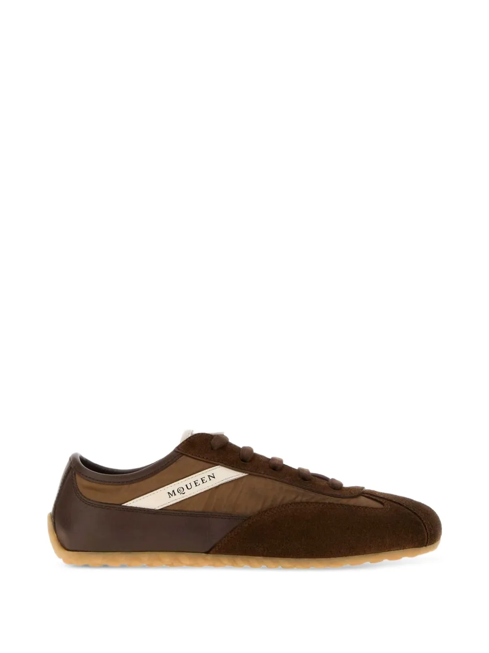 Alexander McQueen Boxe panelled sneakers Bruin