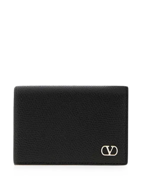 Valentino Garavani VLogo grain-leather wallet