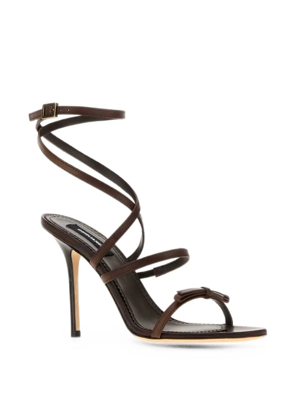 DSQUARED2 bow-detail leather sandals Bruin