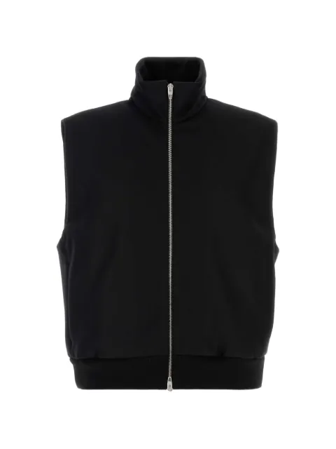 Jil Sander zip-up wool gilet
