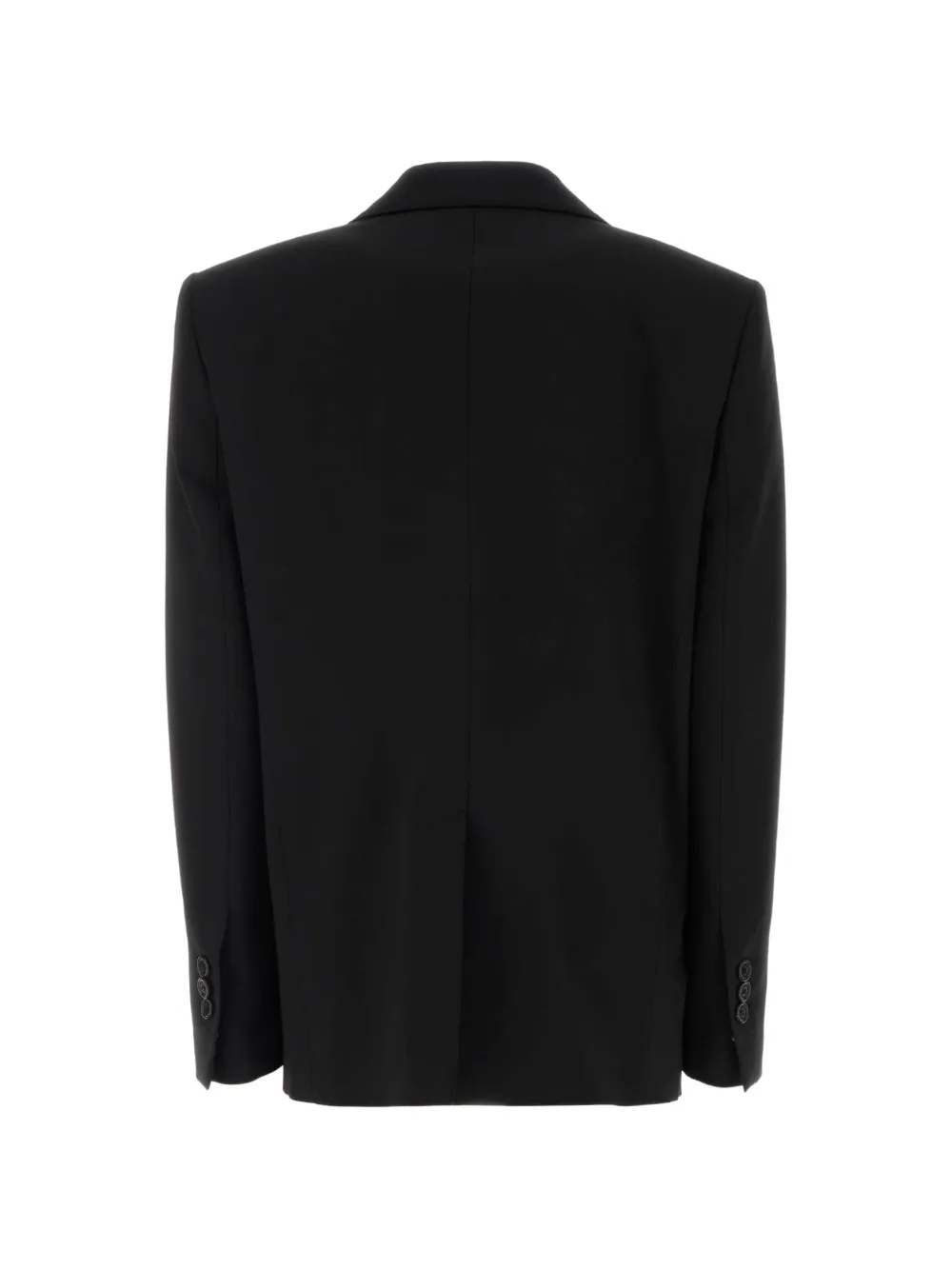 DSQUARED2 Giacca In Lana blazer met enkele rij knopen en puntige revers Zwart