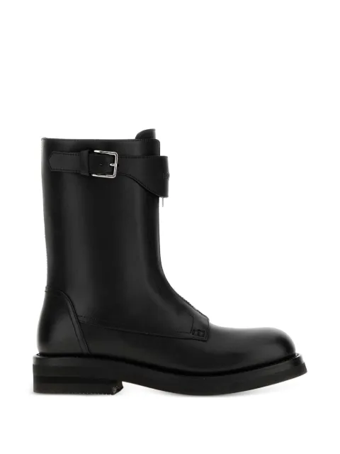 Alexander McQueen buckle-fastening zip-up boots