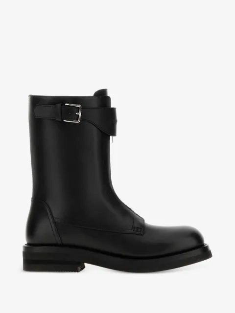 Alexander McQueen buckle-fastening zip-up boots