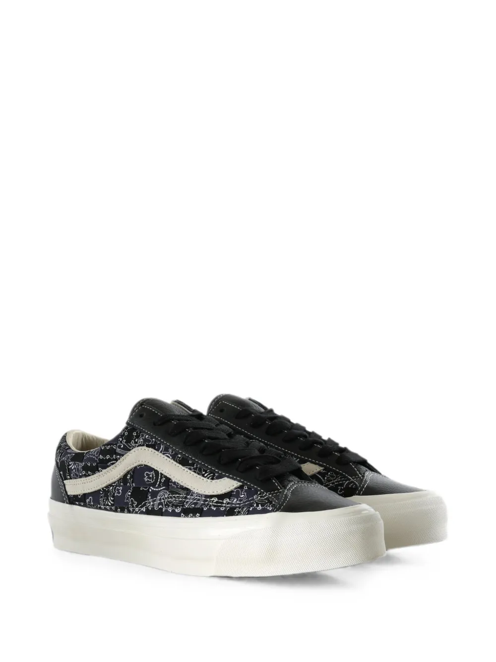 Vans Old Skool 36 paisley-print leather sneakers Zwart