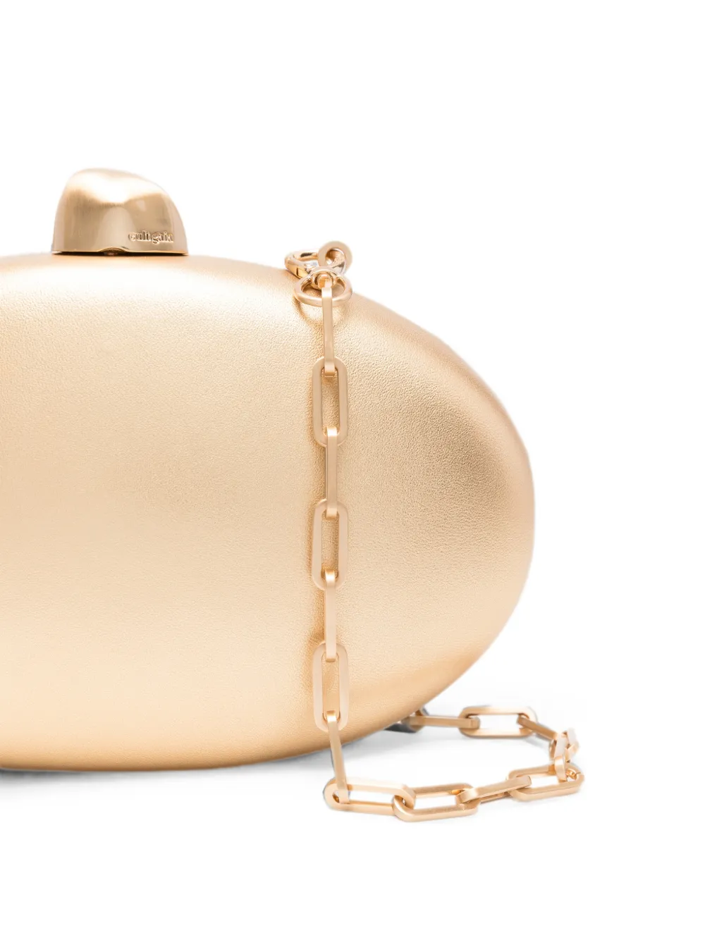 Cult Gaia Gili leren clutch Goud