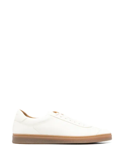 Henderson Baracco grained leather sneakers