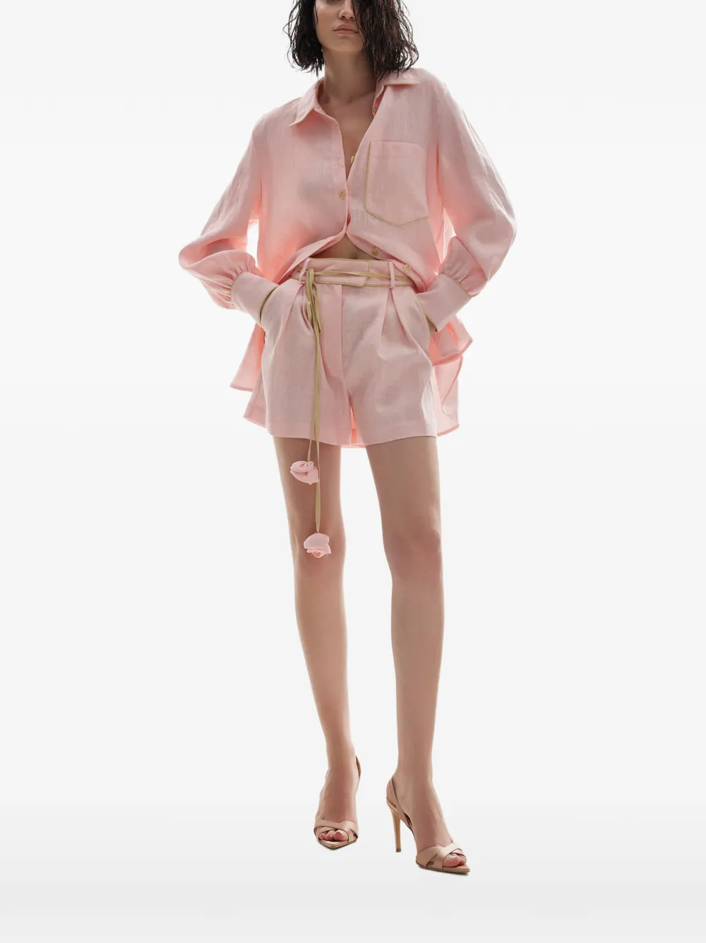 LITA COUTURE oversized shirt - Pink