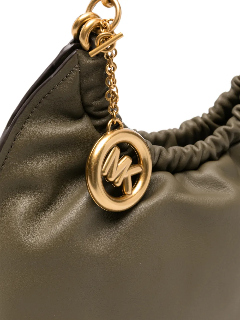 Michael Kors Schoudertas met logoplakkaat Groen