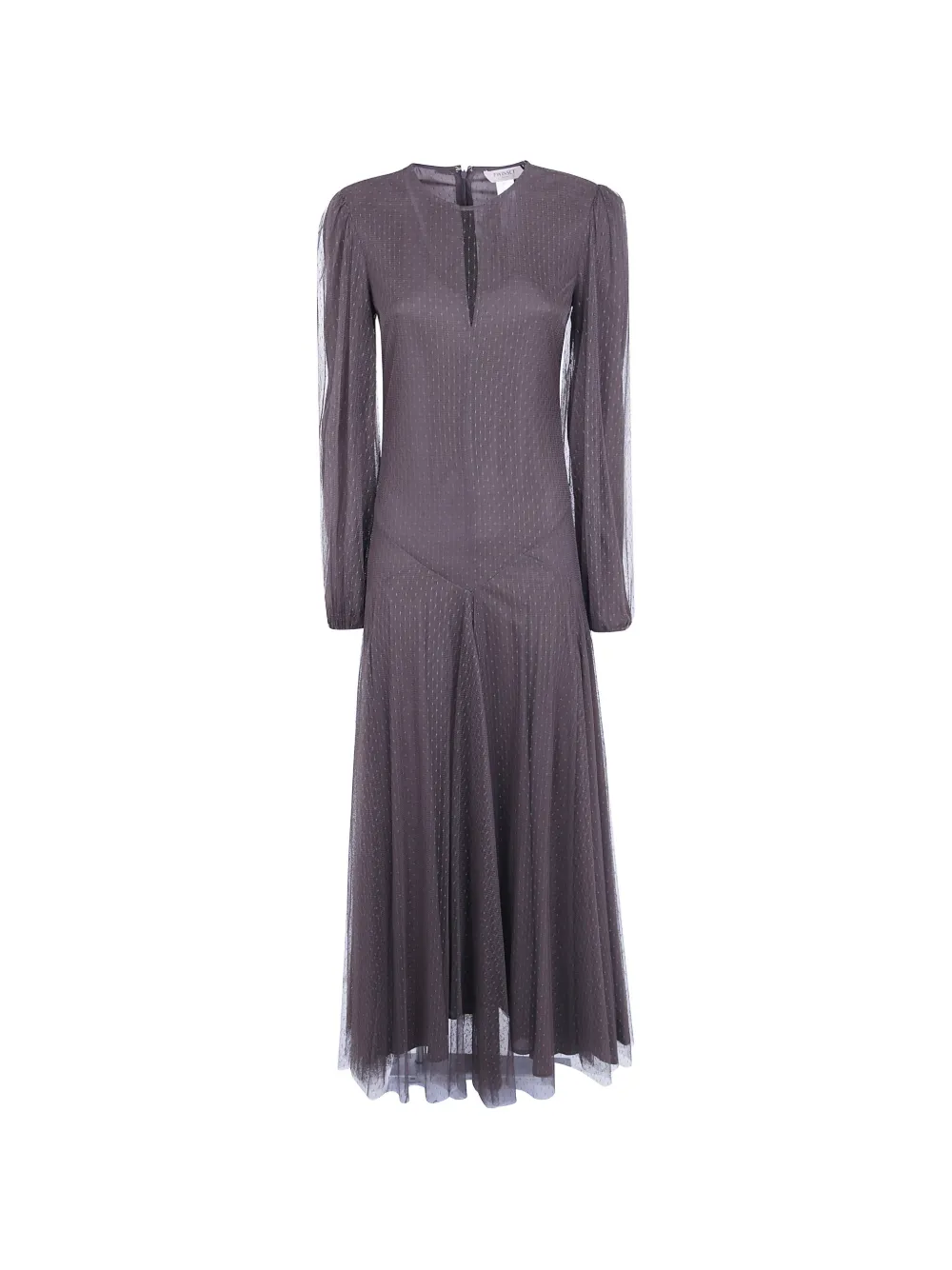 TWINSET Ausgestelltes Midikleid - Braun