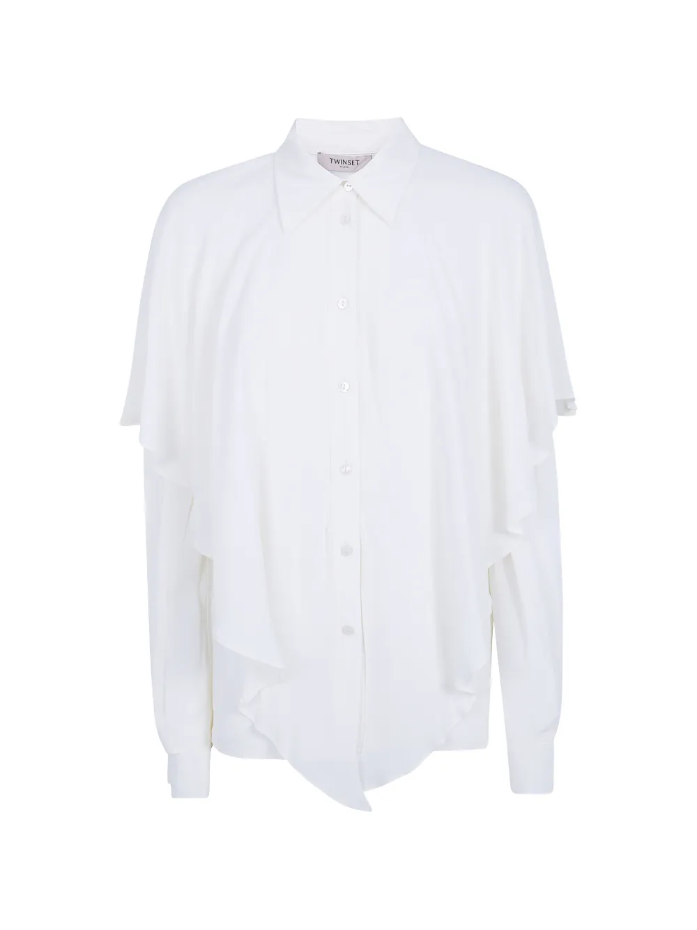 TWINSET Hemd mit Rüschen - Weiß