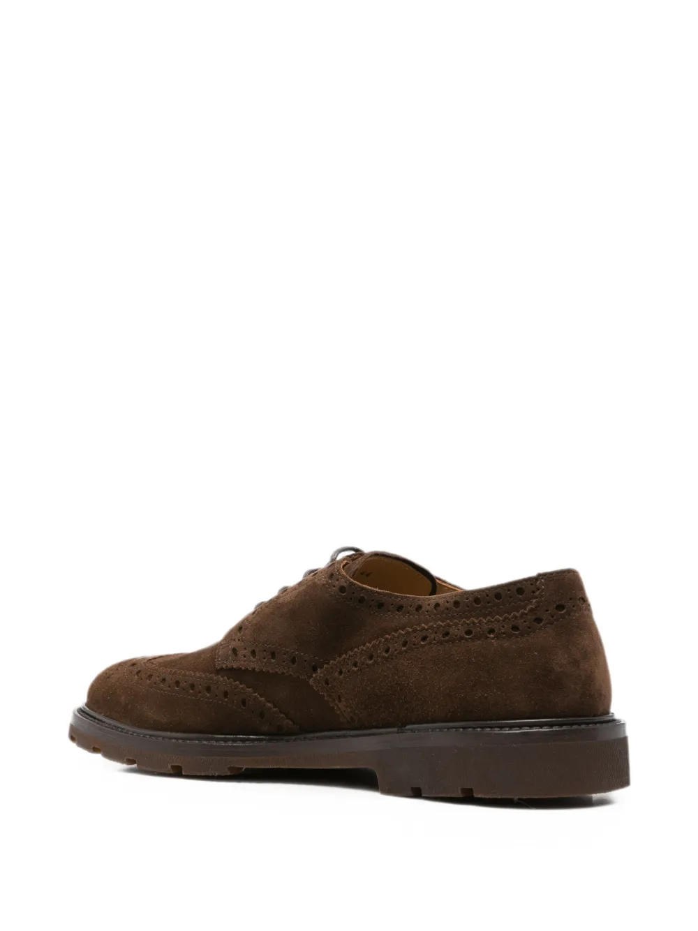Henderson Baracco suede lace-up fastening brogue shoes Bruin