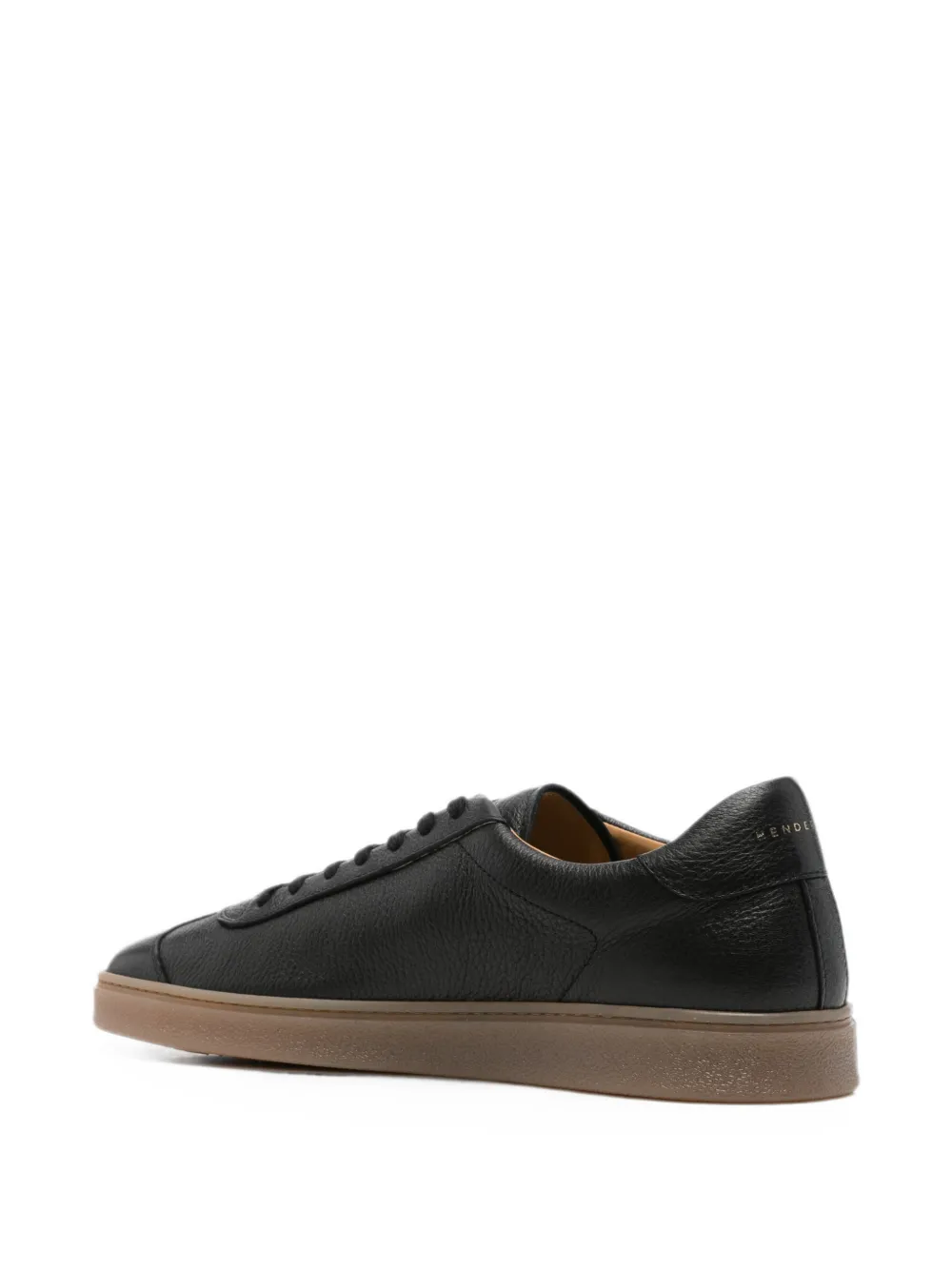 Henderson Baracco pebbled-leather sneakers Zwart