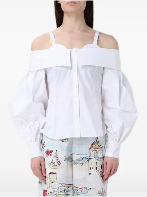 Antonio Marras camisa con hombros descubiertos y mangas farol