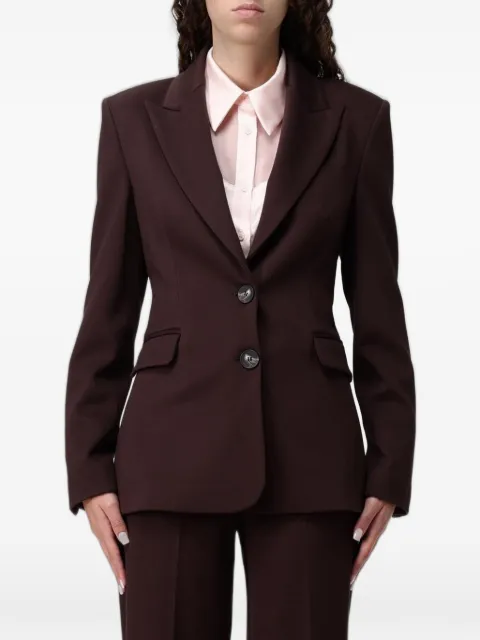 Hanita single-breasted peaked-lapel blazer