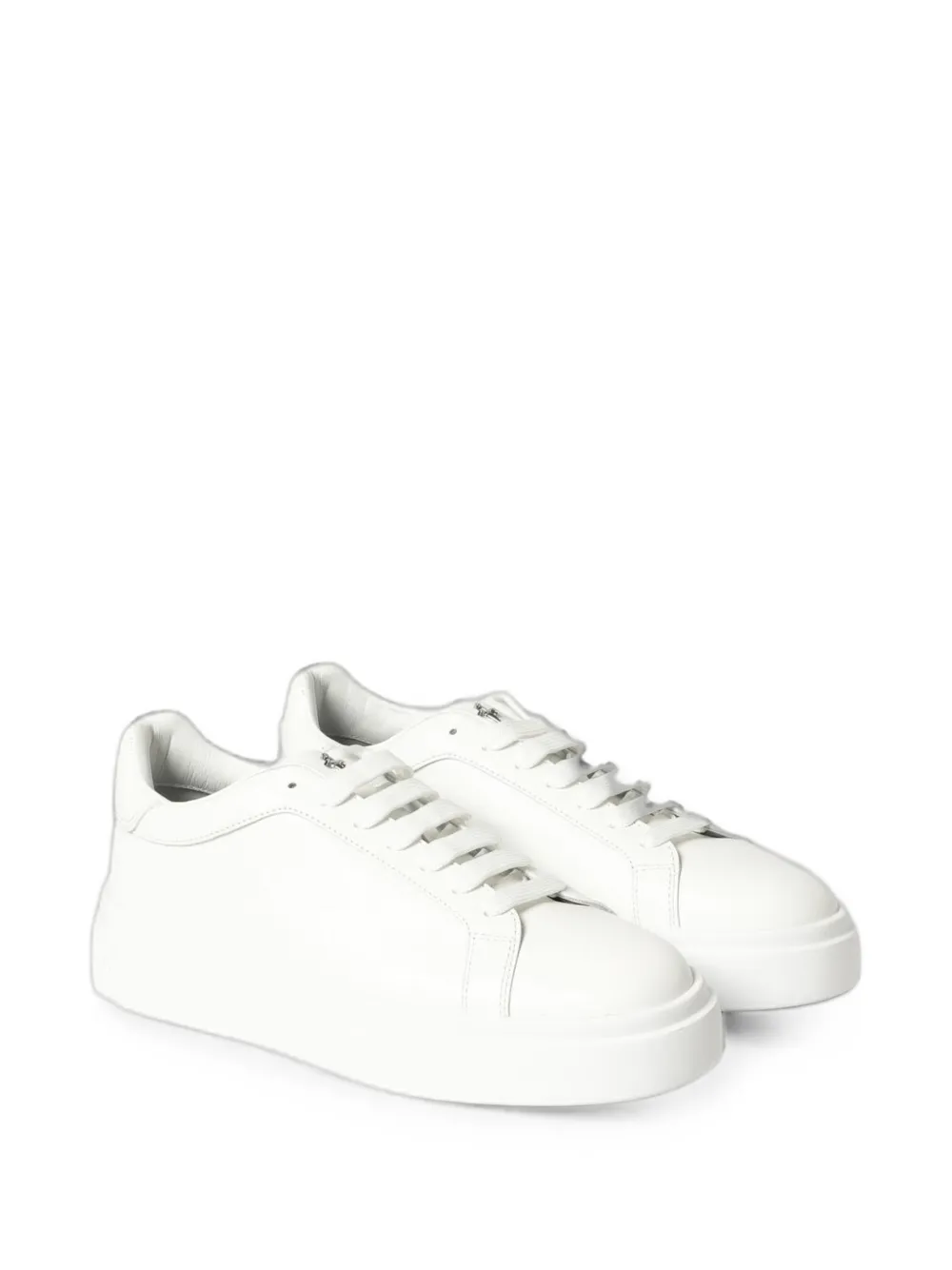Cesare Paciotti dagger-detail leather sneakers Wit