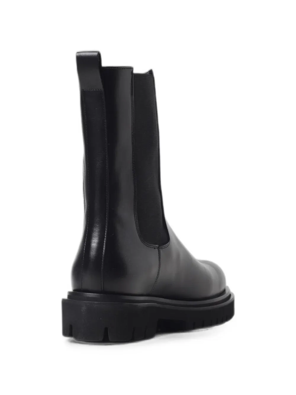 Anna F. leather ankle boots Zwart