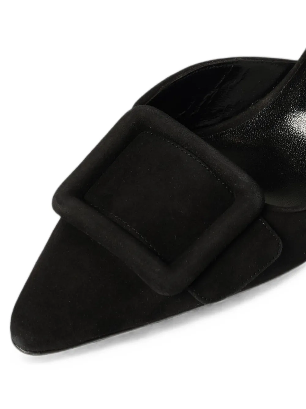 Manolo Blahnik Maysale buckled pumps Zwart