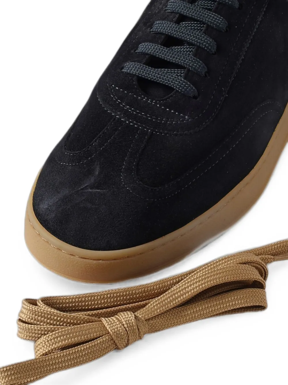 SOLDINI80 Akira panelled suede sneakers Blauw