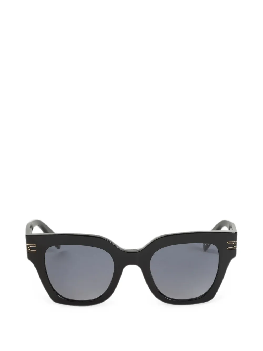 Bvlgari B.zero1 geometric-frame sunglasses - Schwarz