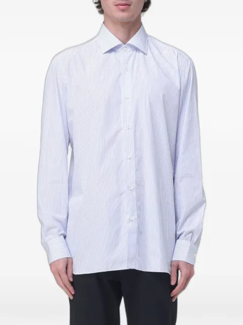 Luigi Borrelli striped cotton shirt