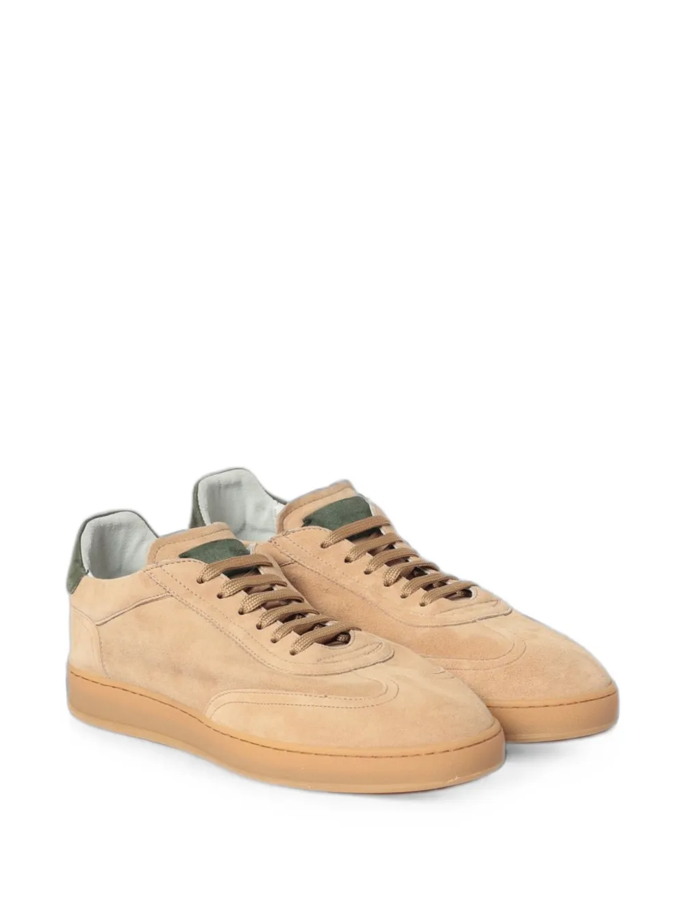 SOLDINI80 Akira Iconic suede sneakers Beige