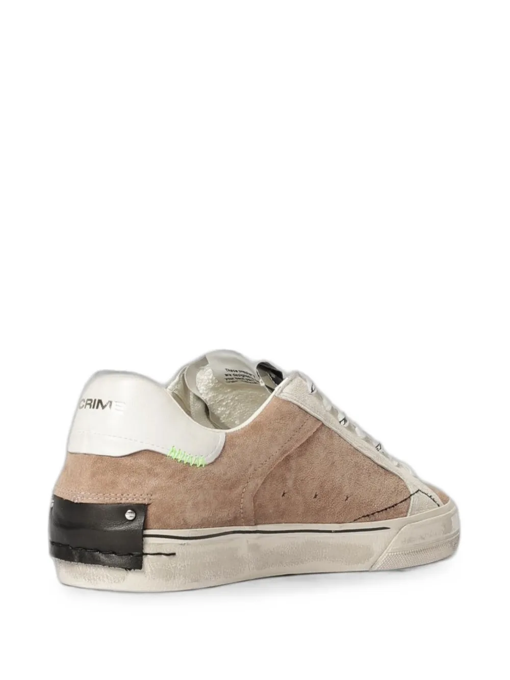 Crime London Deconstructed suede sneakers Bruin