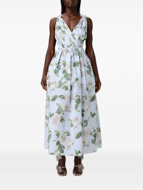 Antonio Marras floral-print midi dress