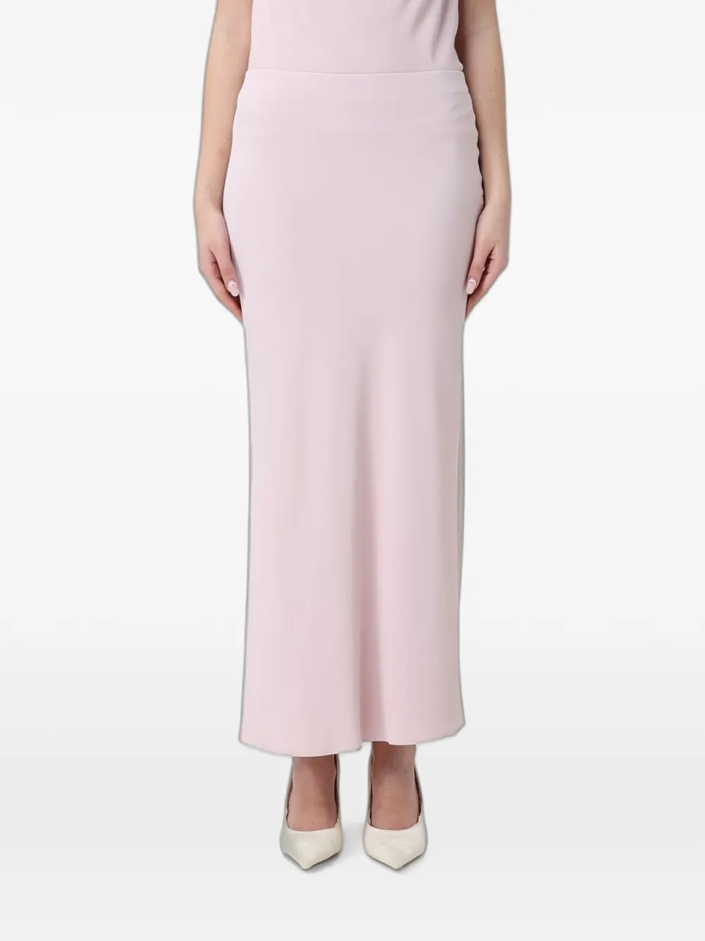 Hanita elasticated-waistband midi skirt - Rosa