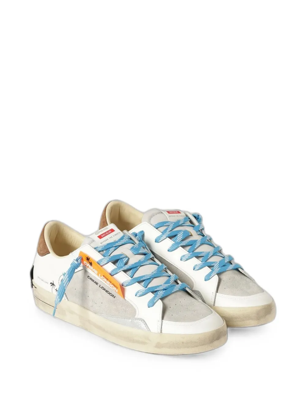 Crime London Sk8 Deluxe sneakers Wit