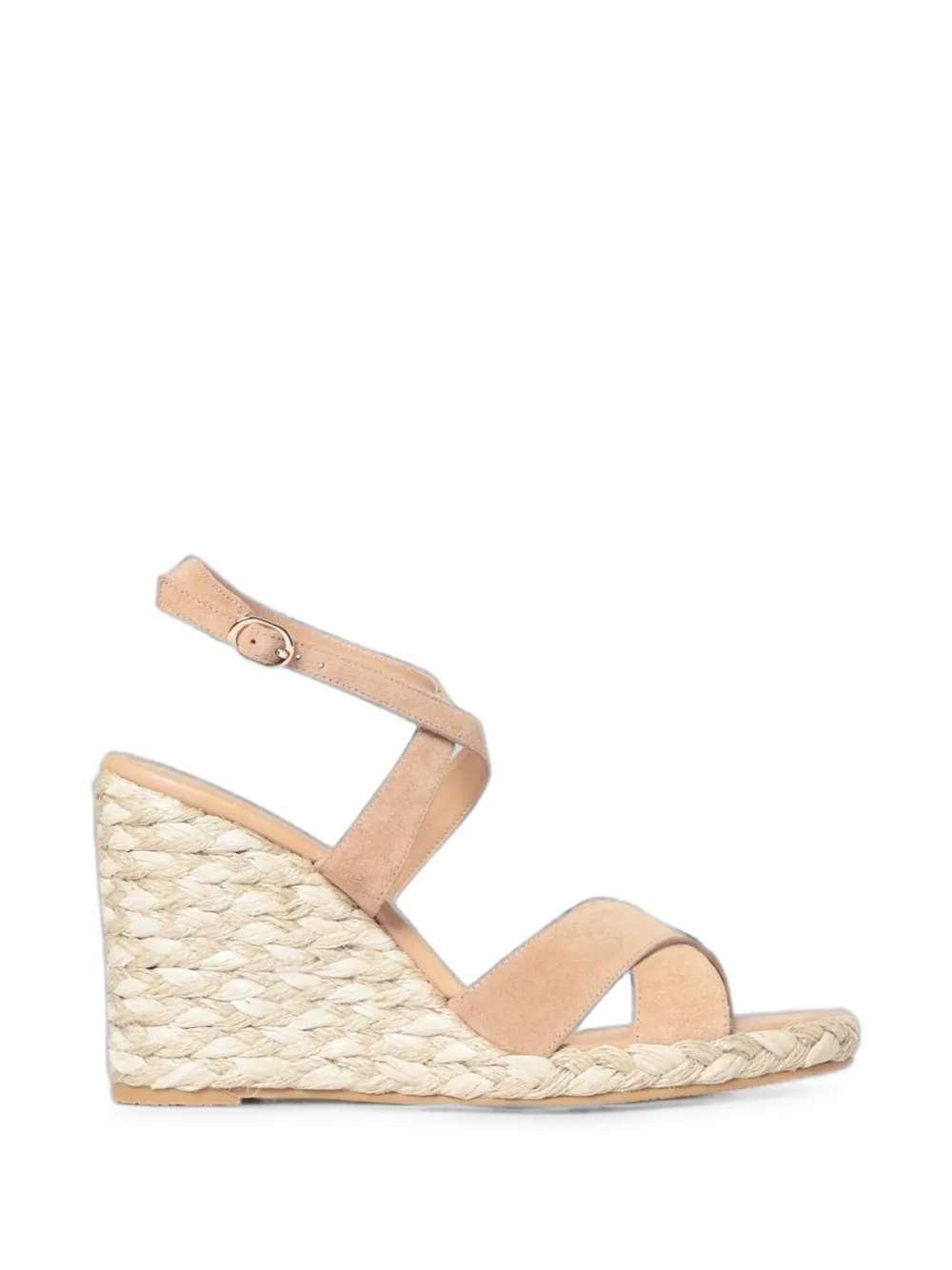 Stuart Weitzman suede wedge sandals - Toni neutri