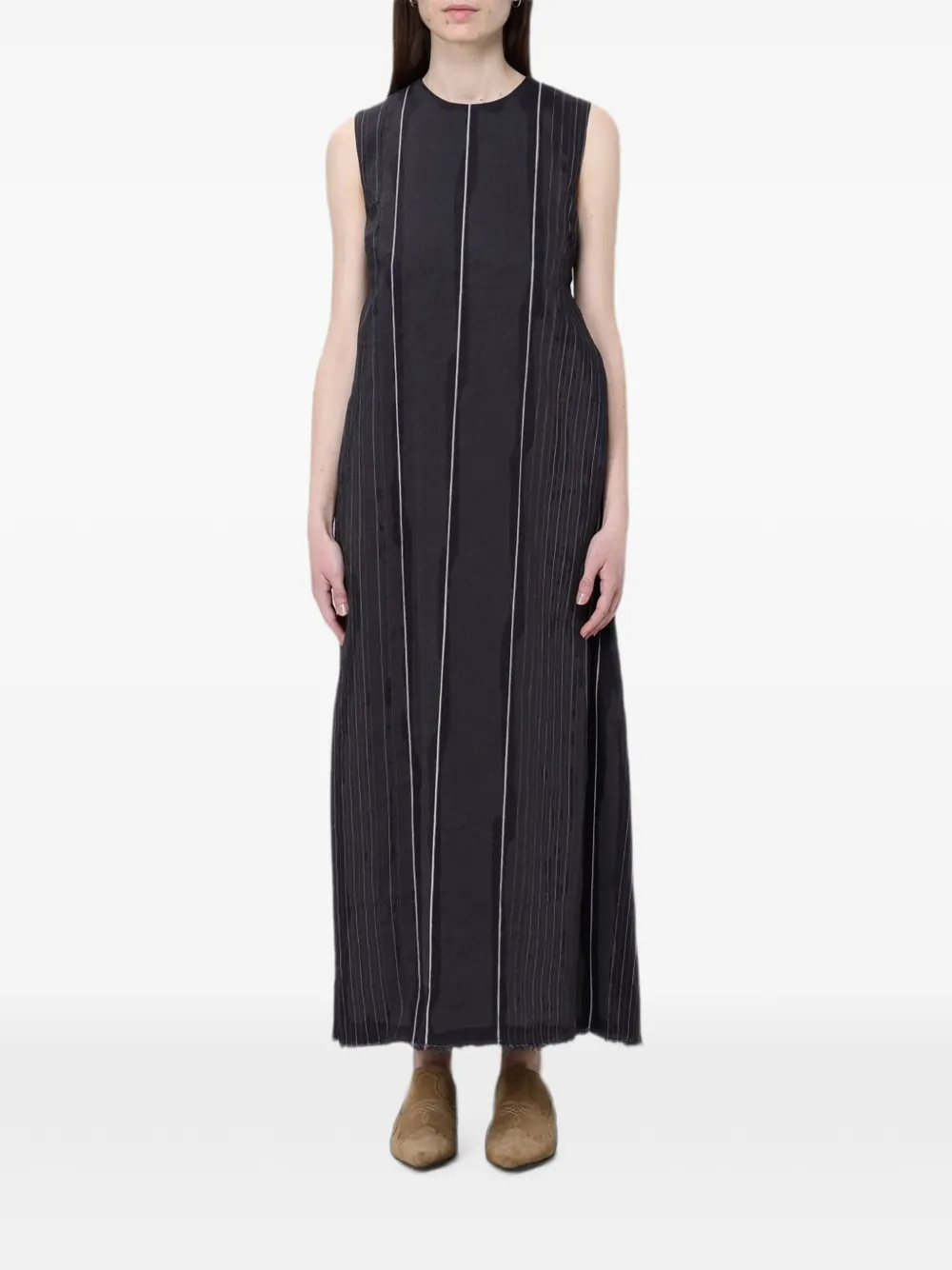 Ter Et Bantine maxi pinstriped sleeveless dress