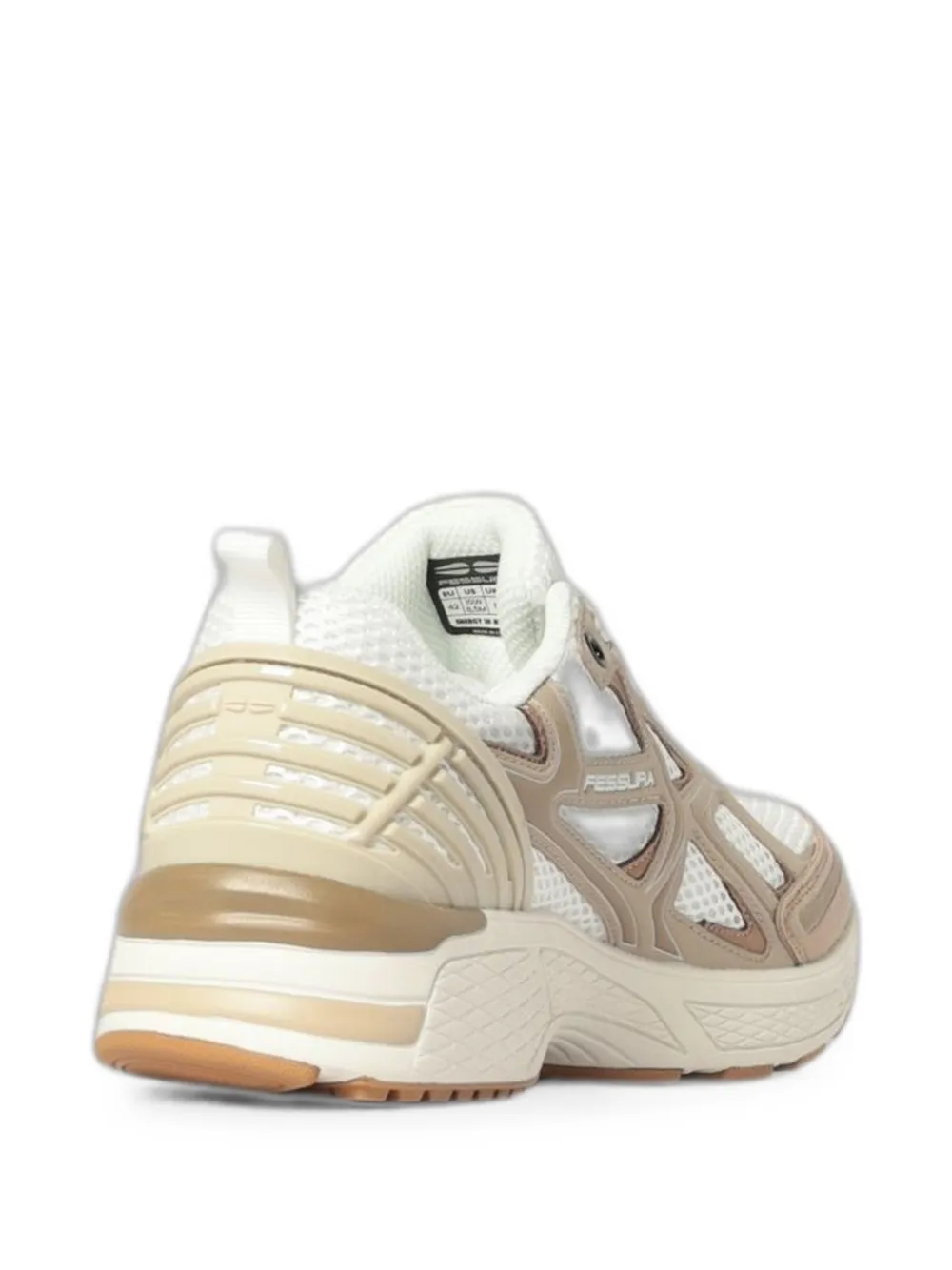 Fessura City 01 mesh-panel sneakers Wit