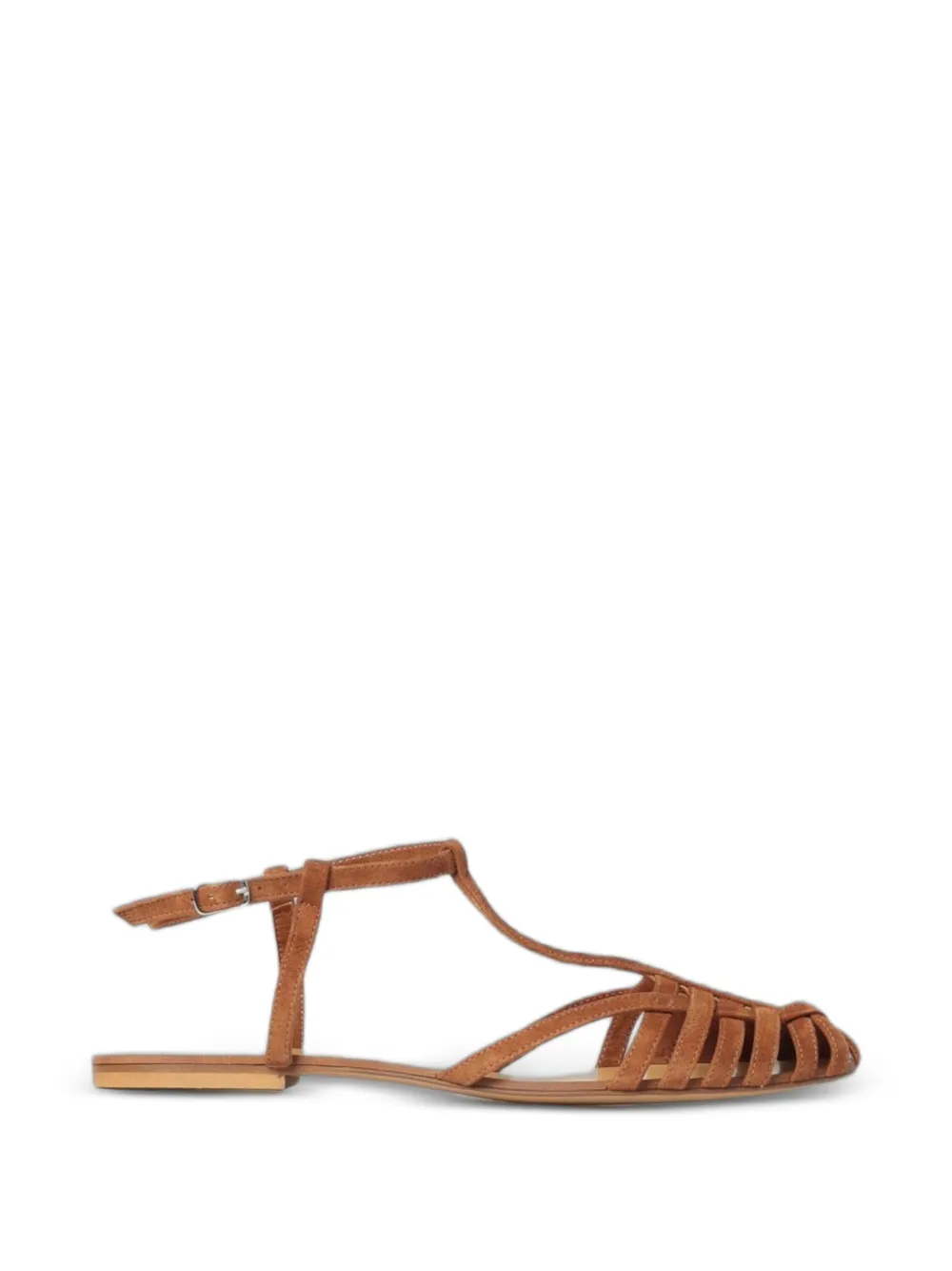 Anna F. strappy suede sandals Bruin